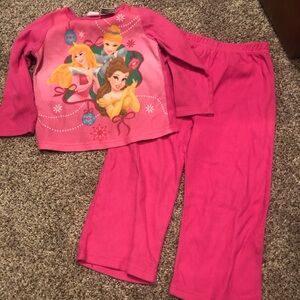 2010 girl princess pajama 4T